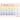 Monatsterminkalender 1M/1S Farbenfroh - Kalender 2026 KFP-B2C Alpha Edition