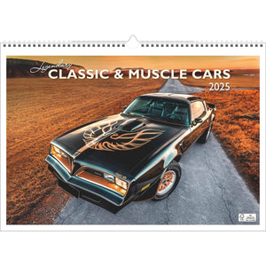 Legendarische Classic &amp; Musle Cars-kalender 2025