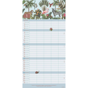 GreenLine Jungle familieplanner 2025