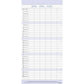 GreenLine Pastel Familieplanner 2025