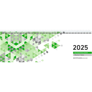 Tafellandschapskalender groen 1W/1S 2025