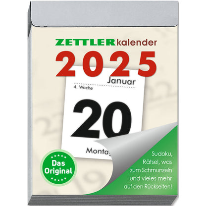 Zettler dagelijkse scheurkalender M - cm 2025