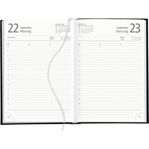 Boekkalender blauw 7D/6S 2025