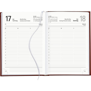 Boekkalender rood 1D/1S 2025