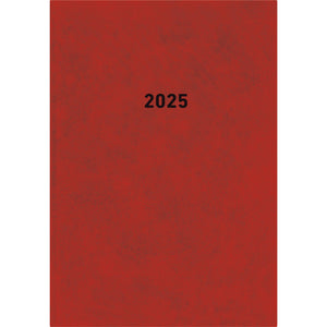 Boekkalender rood 1D/1S 2025