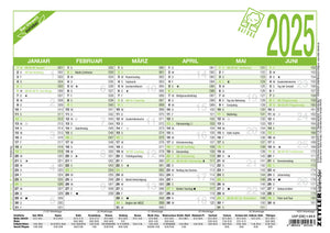 Werkdagkalender A4 Blauwe Engel 2025