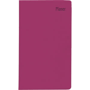 Zakplanner Leporello PVC rood 1M/1S 2025