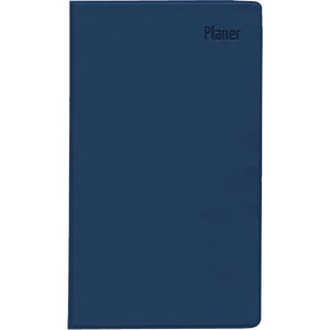 Zakplanner Leporello PVC blauw 1M/1S 2025