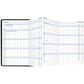 Zakplanner Leporello PVC zwart 1M/2S 2025