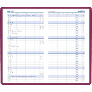 Zakplanner rood 32 pagina's 2025