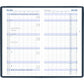 Zakplanner blauw 32 pagina's 2025