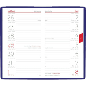 Zakplanner turkoois 64 1W/1S 64 pagina's 2025