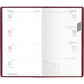 Zakplanner bordeaux 1W/2S 112 pagina's 2025