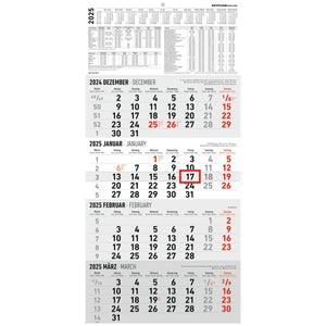 4-maands kalender 2025