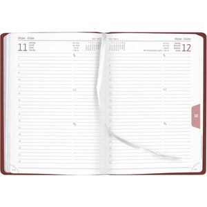 Boekkalender Tucson rood A5 416 pagina's 2025