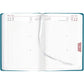 Boekkalender Tucson turquoise A5 416 pagina's 2025