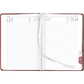 Boekkalender Premium Fire zwart-rood A5 2025