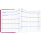 Zakplanner Leporello PVC rood 1M/2S 2025