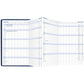 Zakplanner Leporello PVC blauw 1M/2S 2025