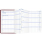 Zakplanner Leporello PVC bordeaux 1M/2S 2025