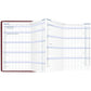 Zakplanner Leporello PVC bordeaux 1M/2S 2025