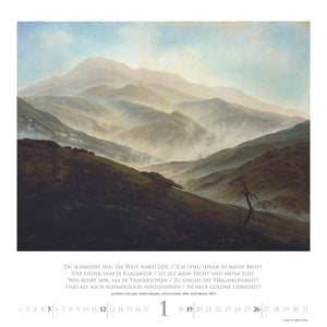 Caspar David Friedrich 2025 - Wandkalender 2025