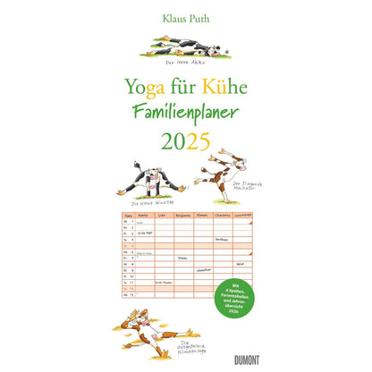 Yoga voor koeien familiekalender 2025