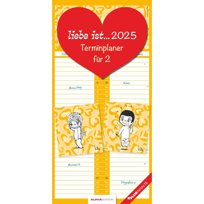 liefde is... planner voor 2 2025