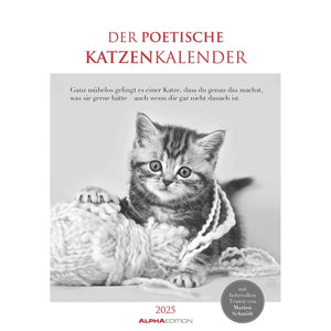 De poëtische kattenkalender 2025