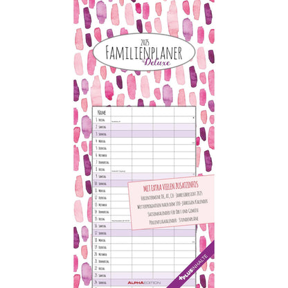 Familieplanner Deluxe 2025