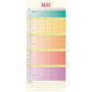 Rainbow XL Familieplanner XL 2025