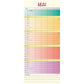 Rainbow XL Familieplanner XL 2025