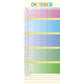 Rainbow XL Familieplanner XL 2025