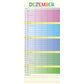 Rainbow XL Familieplanner XL 2025