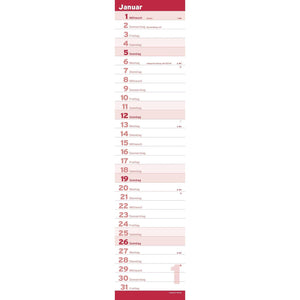 Notitiekalender XL ROOD 2025