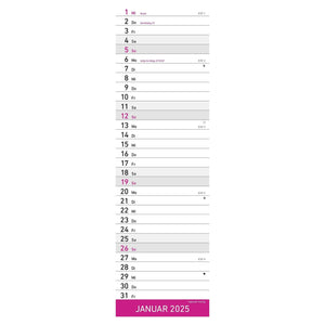 Strokenplanner Mini ROZE 2025