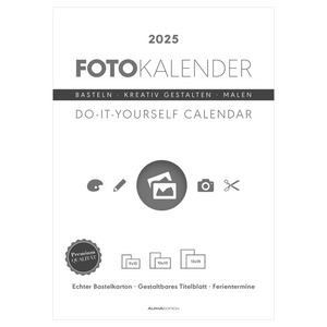 Fotoknutselkalender wit A4 2025