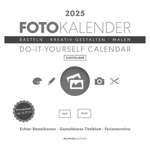 Fotoknutselkalender wit 2025