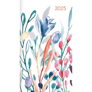 Miniplanner stijl bloemenweide 2025