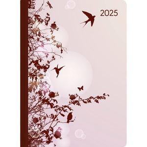 Miniboekkalender Style Hummingbird Tree A6 2025