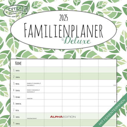 Familieplanner Deluxe 2025