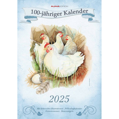 100-jarige kalender 2025