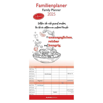 Typo Art Familieplanner 2025