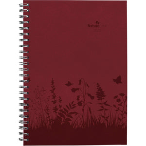 Weekplanner Nature Line Bloemenringband A5 2025