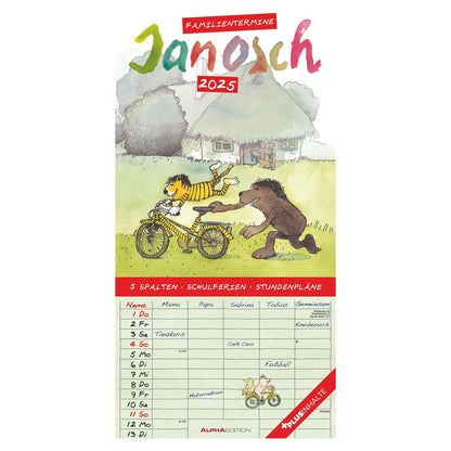 Janosch gezinsplanner 2025