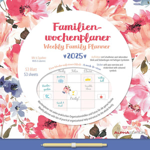 Familieweekkalender Bloemen 2025