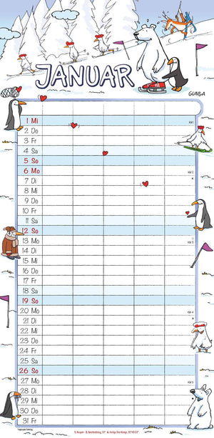 Familieplanner Gelukkig 2025