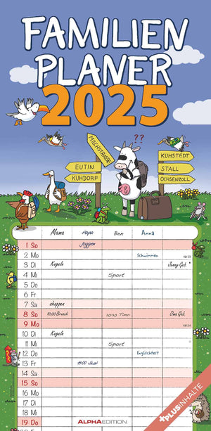 Familieplanner Gelukkig 2025