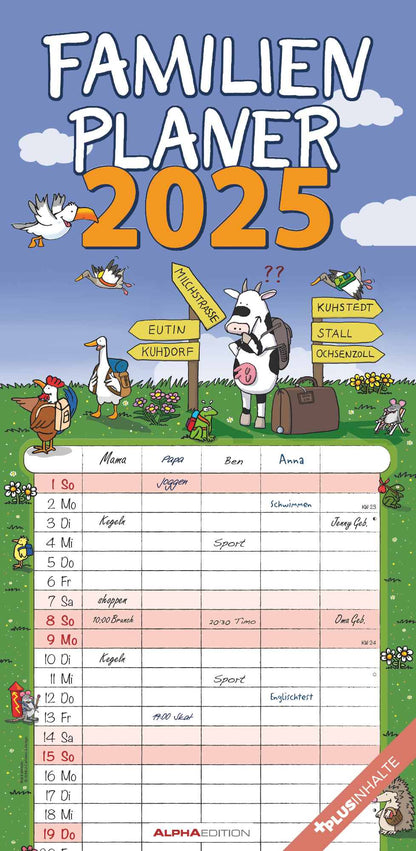 Familieplanner Gelukkig 2025