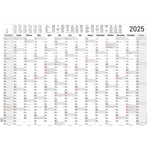 Jaarplanner XL 14 maanden 2025